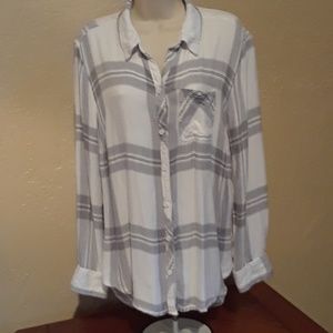 NEW Beach Lunch Lounge Ladies Flannel Top